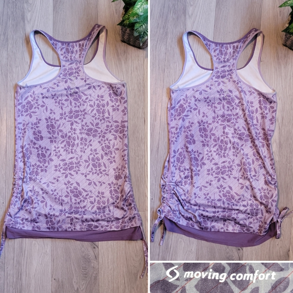 Moving Comfort Rouched Sides Athletic Racerback, Women's Small - Picture 11 of 12